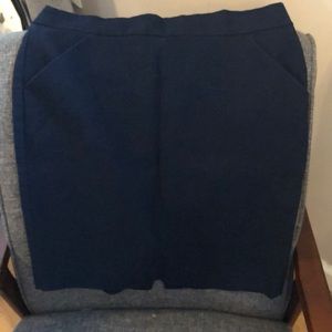J Crew Navy Pencil Skirt